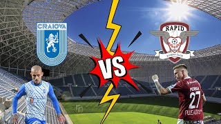 LIVE  Rapid Bucuresti vs Univ Craiova Comentam [upl. by Aicital]