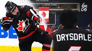 Jamie Drysdale 2019 U18HlinkaGretzky2020 WJC Highlights [upl. by Ahsiyn]