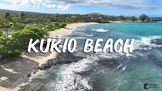 Kukio Beach at the Four Seasons Hualalai Resort on the Big Island of Hawaii Public Beach [upl. by Nehgam]