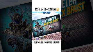 M4164x laser Brust 271M😨bgmi pubgmobile youtubeshorts shorts trending [upl. by Eselehs229]