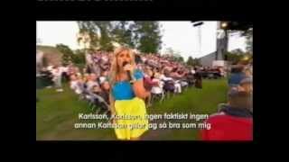 Pernilla Wahlgren  Astrid LindgrenMedley Allsang På Grensen 2012 [upl. by Kall355]