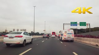 Marginal Tietê entre as Pontes Aricanduva e Freguesia do Ó em São Paulo SP 4K [upl. by Supmart]