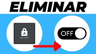 Cómo ELIMINAR NOTIFICACIÓN al USAR MAYÚSCULAS 2024 Caps Lock On amp Off Notificación [upl. by Dianthe796]