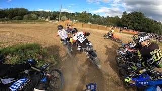 JAI MIS DU GROS GAZZZ EN 125cc COURSE MOTOCROSS Saint Just Sauvage 2023 [upl. by Nowed603]