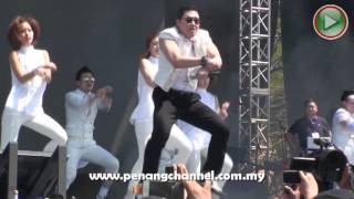 PSY Gangnam Style Live in Penang Malaysia Part 1 [upl. by Anam]