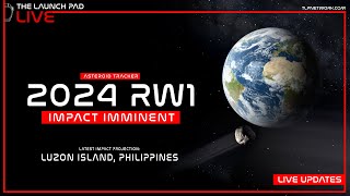 LIVE Asteroid 2024 RW1 Impact Tracker [upl. by Fraase]