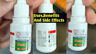 Sodium Chloride Nasal Drops Nasal Decongestant Solution UsesBenefits And Side Effects [upl. by Madra761]