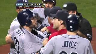 20120525 Benches clear in Boston [upl. by Womack]