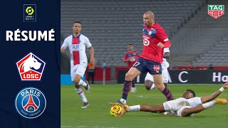 LOSC LILLE  PARIS SAINTGERMAIN 0  0  Résumé  LOSC  PSG  20202021 [upl. by Samaria]