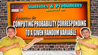 COMPUTING PROBABILITY CORRESPONDING TO A GIVEN RANDOM VARIABLE [upl. by Ekard530]