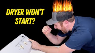 4 MOST COMMON Reasons a DRYER WONT START [upl. by Recor]