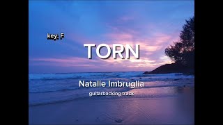 TORN  karaoke  Natalie Imbruglia guitar backing track [upl. by Aenitsirhc]