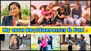 MY 18th BIRTHDAY🎂 1st Board Exam Fear😨Best SurprisePrank Ever🥹SPURTHI VLOGS [upl. by Emmet707]