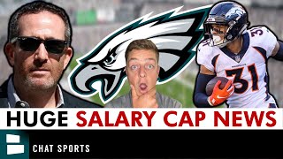 HUGE Philadelphia Eagles Salary Cap News MAJOR Moves Coming Eagles Have 26 MM In Cap Space [upl. by Ecarret]