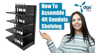 How to Install Lozier Shelving 4ft [upl. by Liagaba]