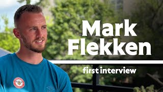 MARK FLEKKENS First Interview as a BRENTFORD player 🐝 [upl. by Ayamahs636]