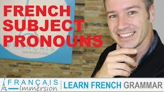 French SUBJECT PRONOUNS  Pronoms Personnels Sujets  FUN Learn French with Funny French Lessons [upl. by Farl491]