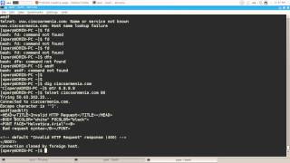 Тelnet  linux command line [upl. by Allerim]