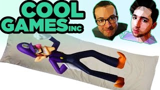 Griffin and Nick Make a Waluigi Body Pillow with Tara Long — CoolGames Inc [upl. by Radie]