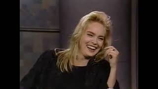 Sharon Stone interview 1990 Letterman [upl. by Zailer]