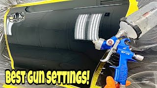 The Best Paint Gun Settings for Spraying Clearcoat [upl. by Portingale]