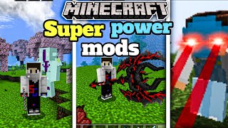 Top 3 super power mods in Minecraft pocket edition120 New mods in Minecraft [upl. by Erehpotsirhc123]