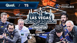 Table 5 Las Vegas World Cup 3Cushion 2023  Qualification [upl. by Pudens]