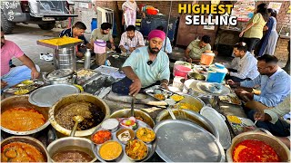 BEST 60 Mr Speedy Singh ki 4x4 Shahi Thali  Punjabi Street Food India [upl. by Cassandre]