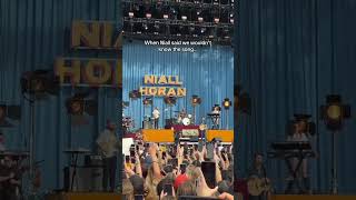 Niall Horan Surprises Crowd With This Song 😭 [upl. by Adehsor479]