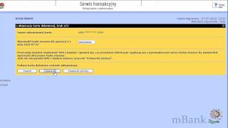 mVideo Aktywacja KARTY debetowej [upl. by Esnahc]