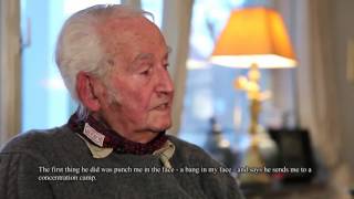 Interview  AuschwitzÜberlebender Leon Henry Schwarzbaum engl subtitles [upl. by Affay673]