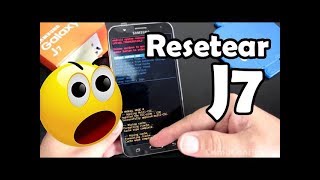 Resetear Samsung Galaxy J7 Hard Reset o Factory Reset Telefono Samsung Galaxy [upl. by Arakaj]