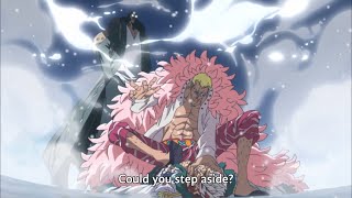 Aokiji saves Vice admiral smoker from Doflamingo with coldest AraAra One piece Eng sub [upl. by Tavey]