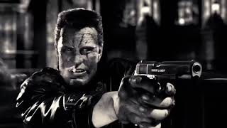 Sin City film 2005  Mickey Rourke amp Elijah Wood scene [upl. by Magdaia784]