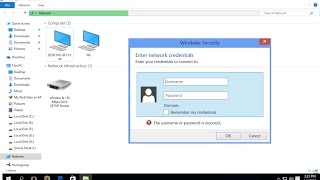 How to Fix Enter Network Password Credentials in Windows 10817 Easy [upl. by Robinet]