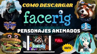 FACERIG full crack  personajes animados 3d gratis [upl. by Mauve]