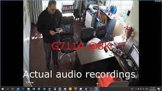 Audio tests on the Dahua NVR using the IPCHDW4631C 6MP IP Camera [upl. by Asher141]