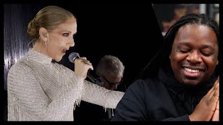 Voice Teacher analyzes and celebrates CÉLINE DION  THE OLYMPICS singing HYMNE A LAMOUR [upl. by Hercule]