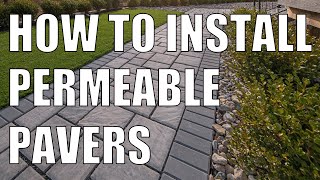 ECO Permeable Pavers Installation Essentials [upl. by Aigneis]