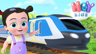 De Trein kinderliedje 🚂 Treinen kinderfilmpjes  HeyKids  Kinderliedjes [upl. by Akyeluz575]