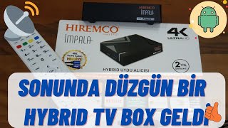 Hiremco Impala Hybrid Android TV BoxTürkiyenin En Güçlü Hybrid Cihazı 4K Uydu Alıcılı Android Box [upl. by Nadya529]