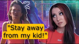 this CREEPY couple chases a random child at a park [upl. by Eselahs40]