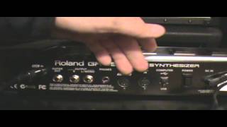 Roland GR55 Connections [upl. by Hecker]