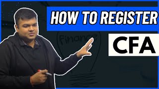 How to register for CFA [upl. by Gridley]