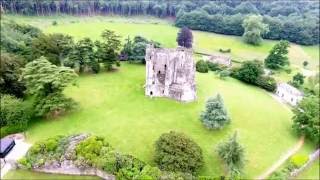 Drone Footage Salisbury Old Wardour Castle [upl. by Neysa]