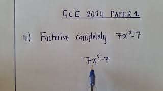 GCE 2025 Paper 1  Part 2 [upl. by Gnil]