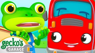 Fiona Firetrucks Super Siren  Geckos Garage  Rescue Adventures [upl. by Auhel]