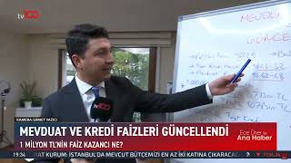 1 Milyon TLnin Faizi Ne Kadar Mevduat ve Kredi Faizleri Güncellendi [upl. by Charleton]