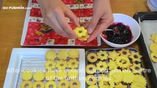 Recipe Czech Linzer Cookies  Linecke kolacky [upl. by Ynove]