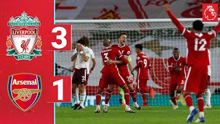 Highlights Liverpool 31 Arsenal  Jotas first goal seals the win [upl. by Yeo]